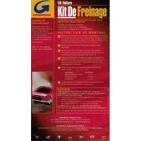 Kit durites de Freins Aviation Goodridge pour Peugeot 106 Ts mod + Gti+Rallye